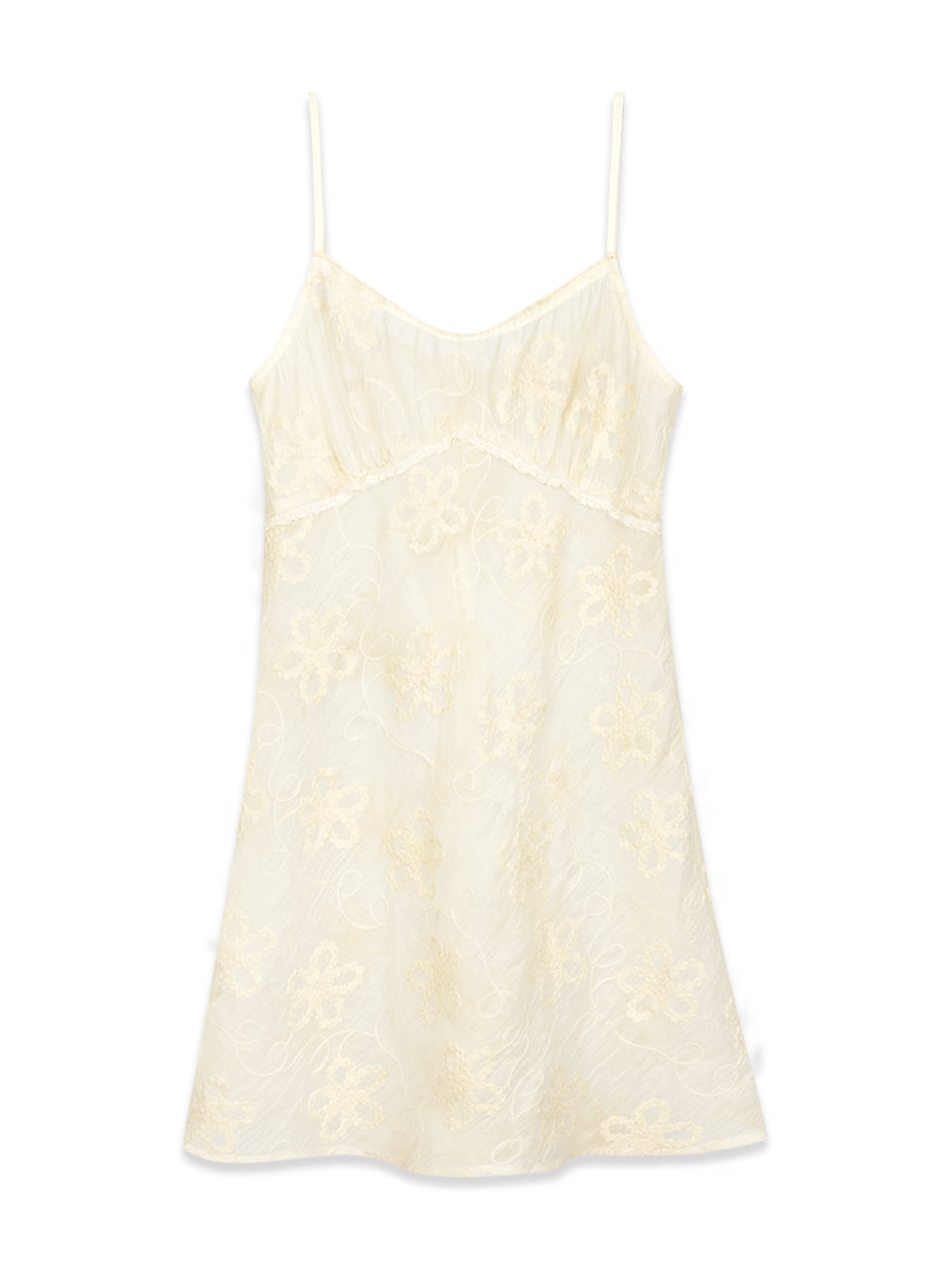 Margarin Fingers - Floral Layered One-Piece (Cream) product image 2 | TRAB K-Fashion Australia