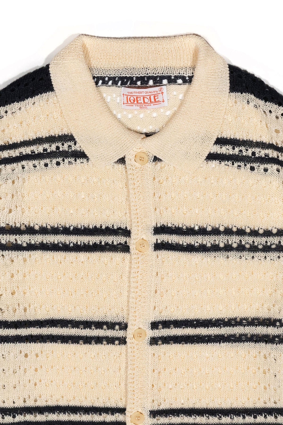 Ioedle - Striped Mesh Cardigan (Navy) product image 4 | TRAB K-Fashion Australia