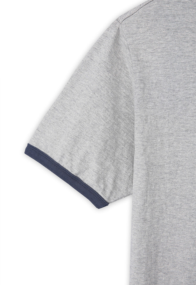 Art if acts - Slub Ringer Tee (Grey/Blue) product image 9 | TRAB K-Fashion Australia