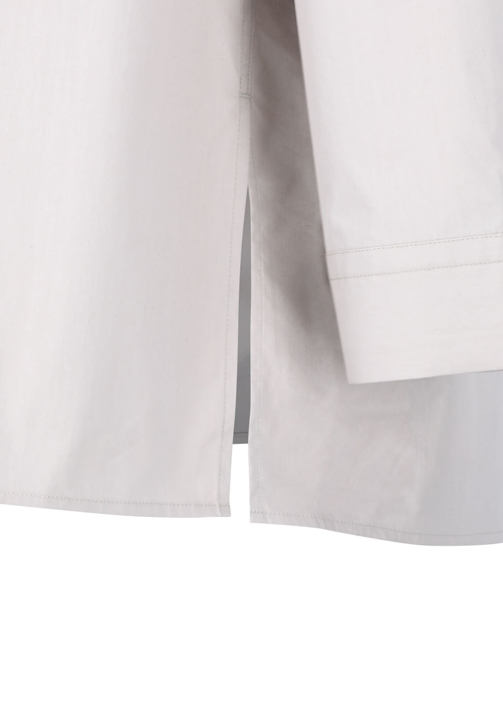 Amomento - Square Pocket Oversized Shirt (Beige) product image 6 | TRAB K-Fashion Australia