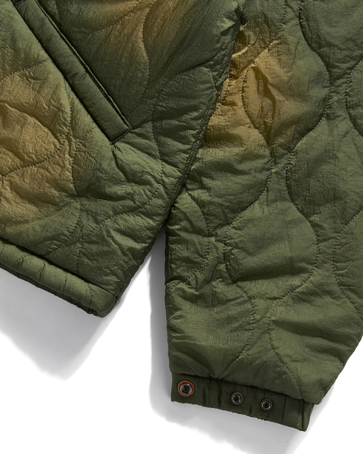 Eastlogue - Embroidered Mil Coach Jacket (Quilted Olive) product image 4 | TRAB K-Fashion Australia