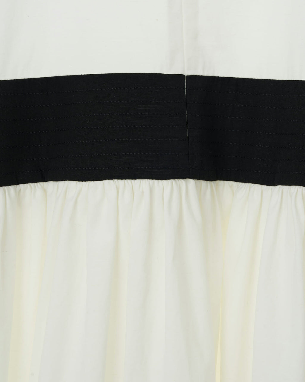 Kimhe Kim - Bi-Color Cotton Blend Midi Dress (Black/White) product image 10 | TRAB K-Fashion Australia