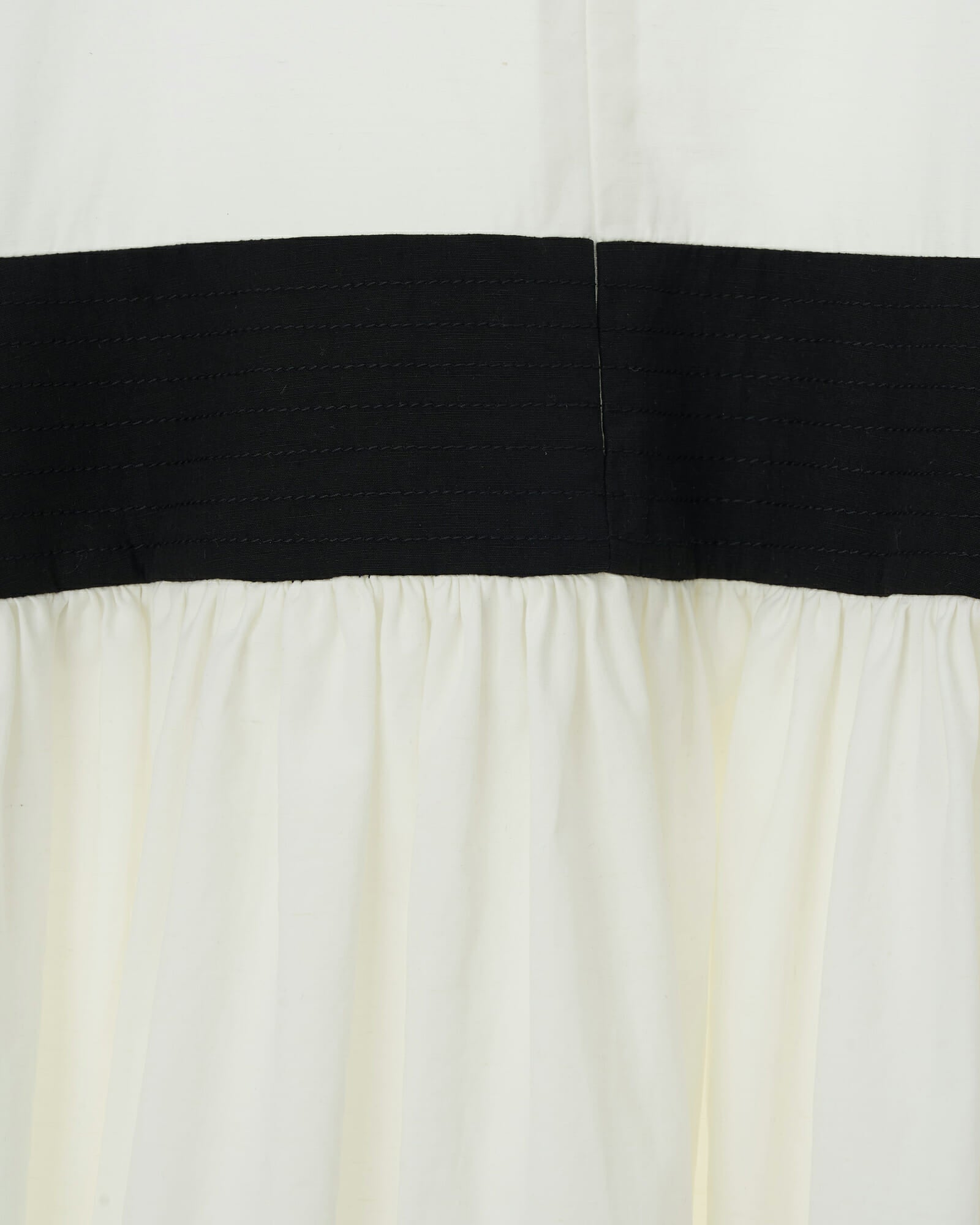 Kimhe Kim - Bi-Color Cotton Blend Midi Dress (Black/White) product image 10 | TRAB K-Fashion Australia