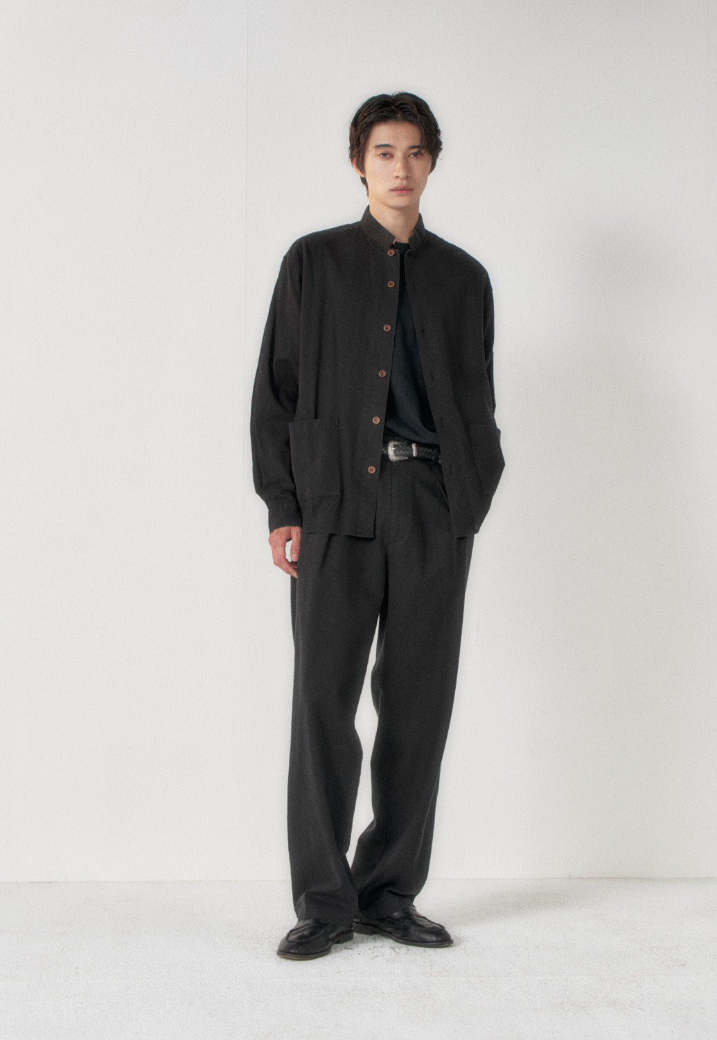 Art if acts - Linen Oriental Jacket (Black) product image 2 | TRAB K-Fashion Australia