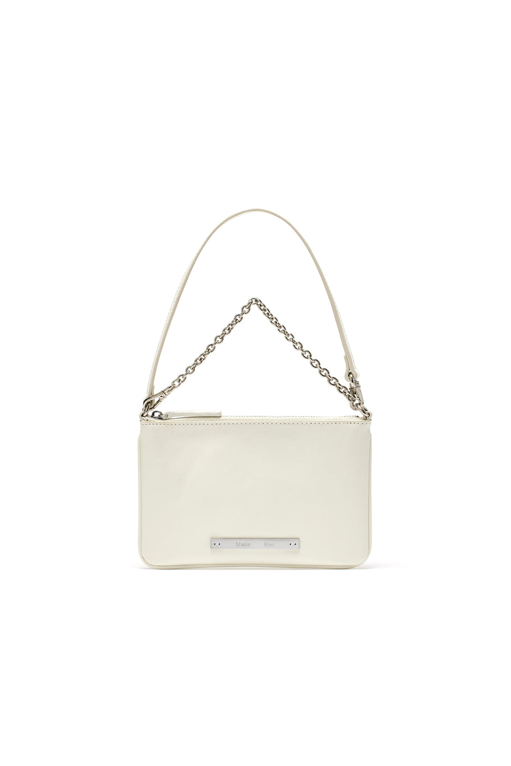 Matin Kim - Glossy Leather Micro Bag (Ivory) product image 1 | TRAB K-Fashion Australia