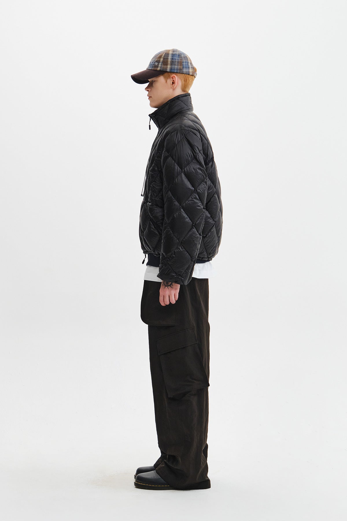 Matin Kim - Mix Quilted Light Down Jumper (Black) product image 8 | TRAB K-Fashion Australia