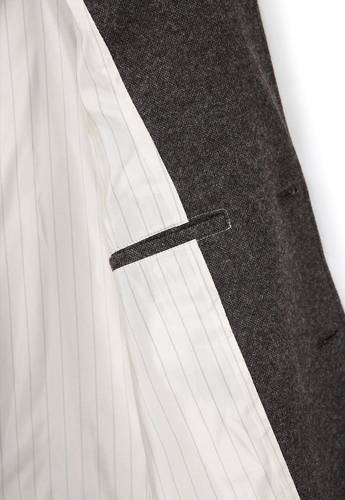 Art if acts - Leather Collar Wool Blazer_Japanese Fabric (Brown) product image 14 | TRAB K-Fashion Australia