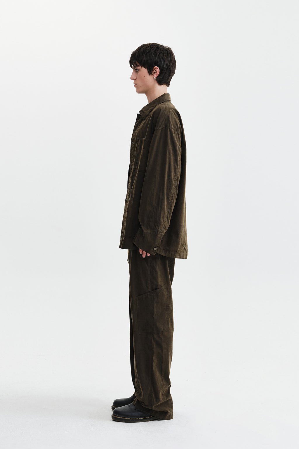 Matin Kim - Vintage Waxed Work Jacket (Khaki) product image 8 | TRAB K-Fashion Australia