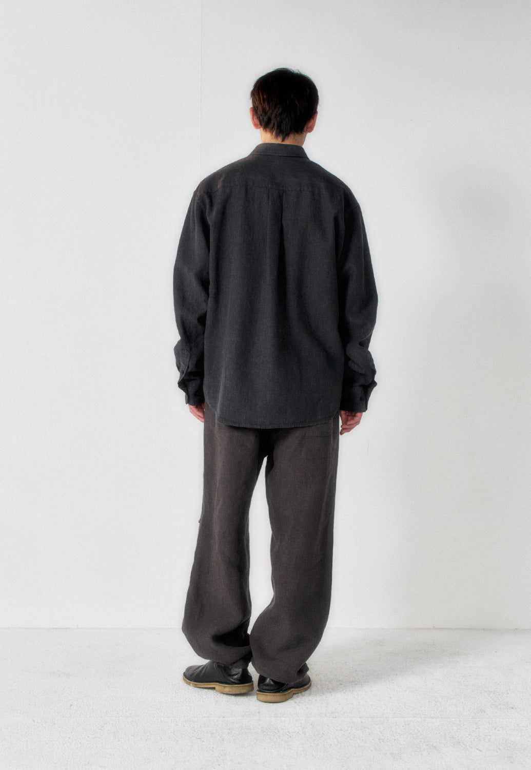 Art if acts - Washed Linen Shirt (Black) product image 4 | TRAB K-Fashion Australia
