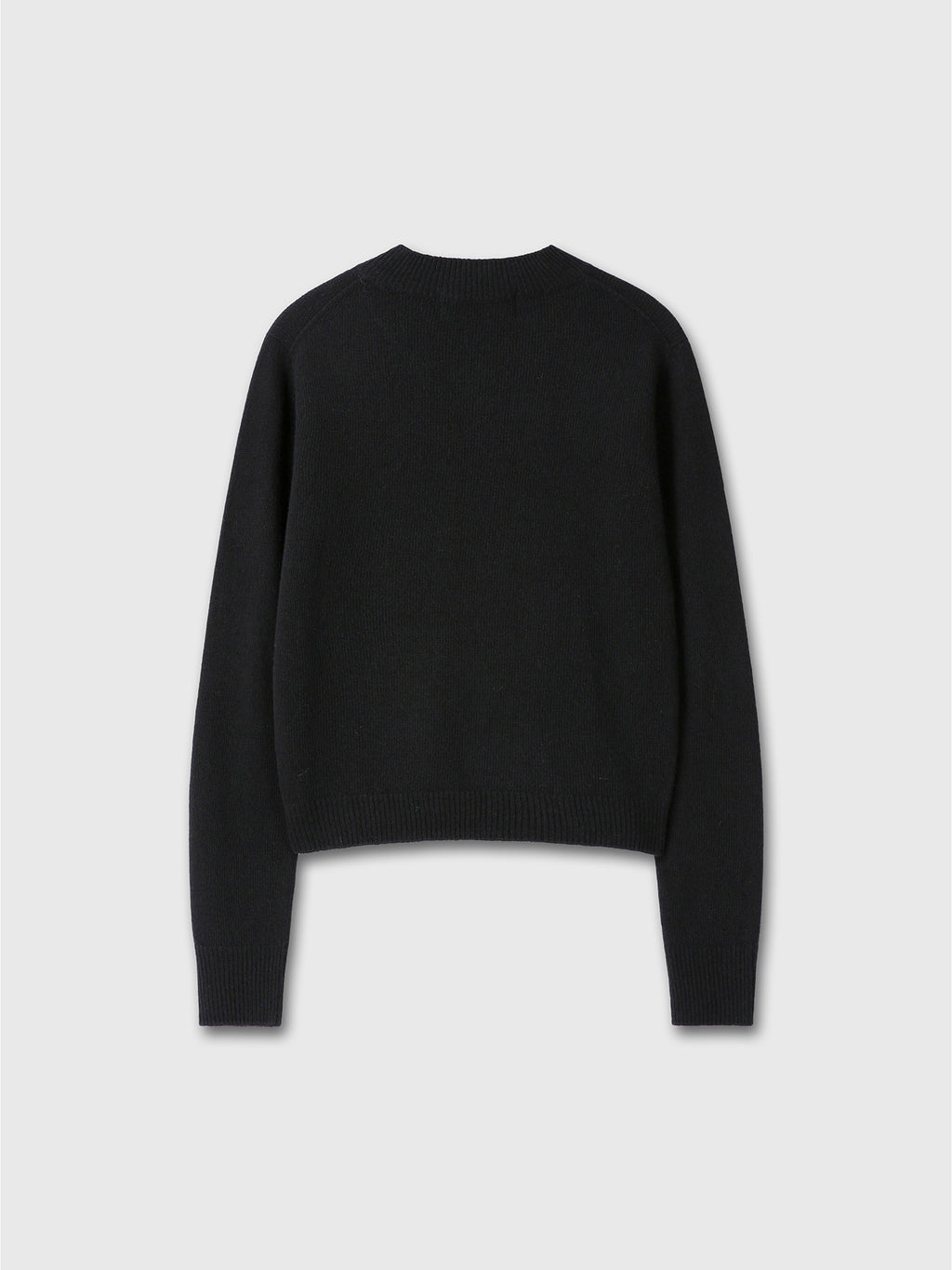 Tonywack - Cropped V-Neck Wool Sweater (Black) product image 9 | TRAB K-Fashion Australia