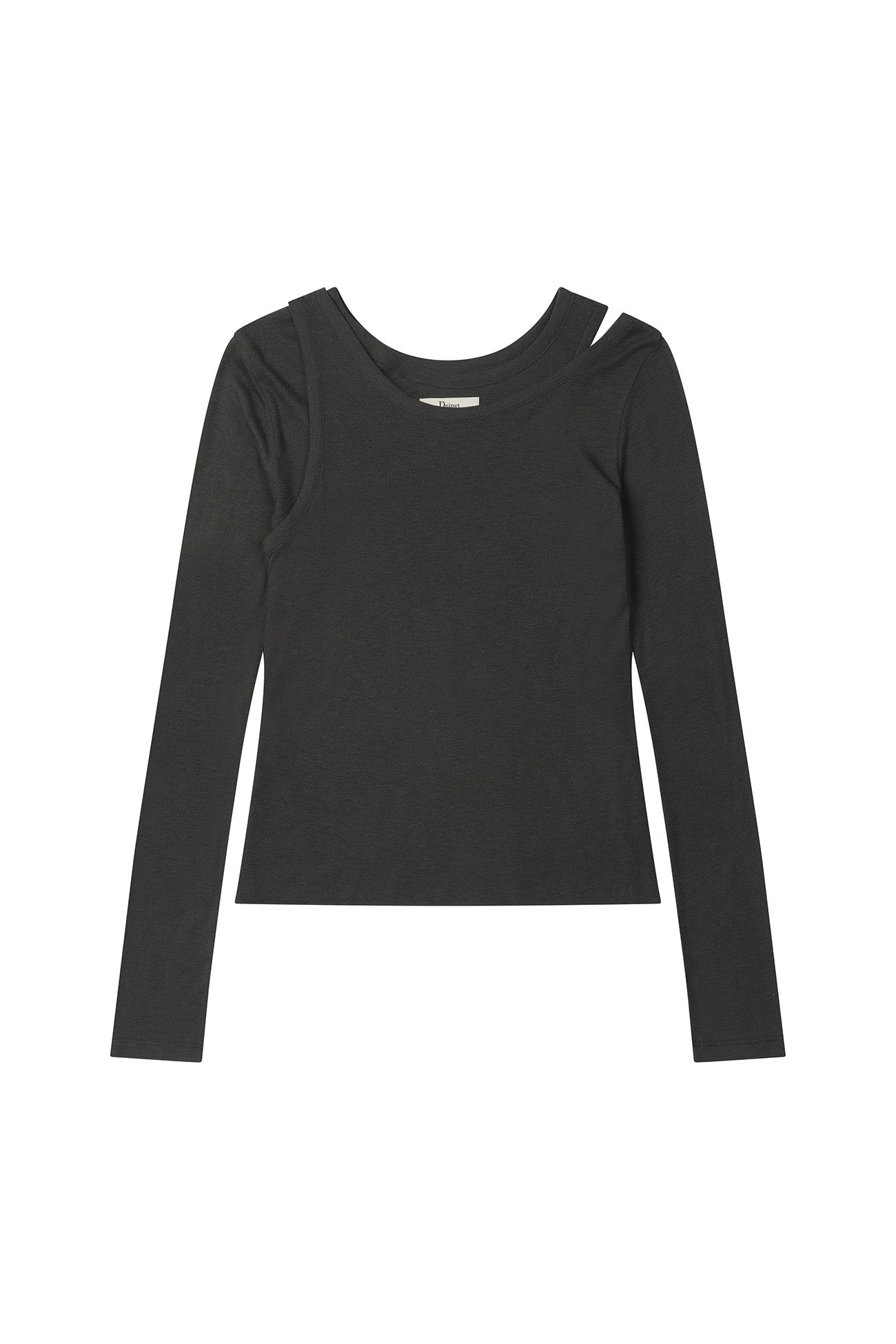 Deinet - Layered Long Sleeve (Charcoal) product image 10 | TRAB K-Fashion Australia