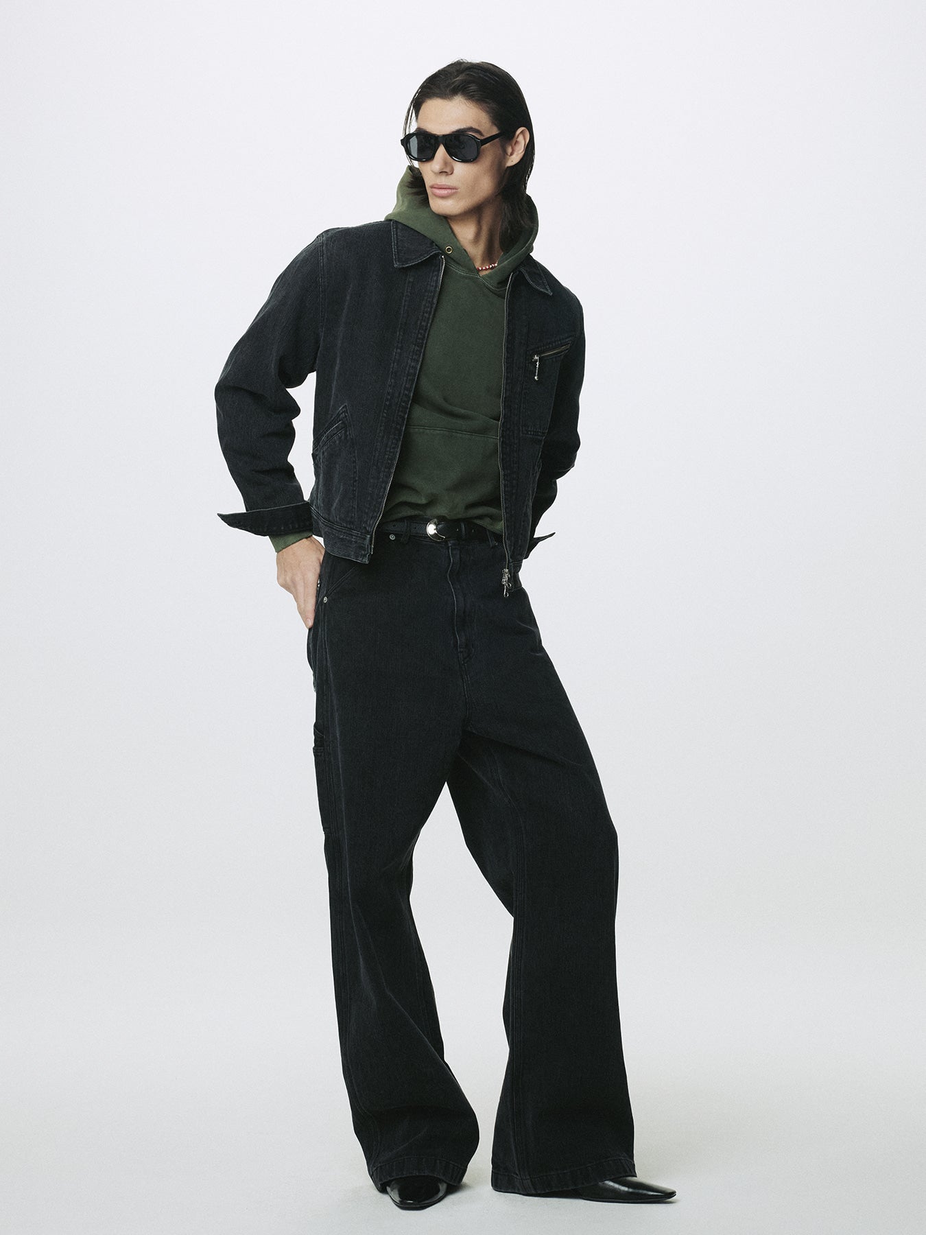 Tonywack - Cord Twill Denim Work Pants (Faded Black) product image 5 | TRAB K-Fashion Australia
