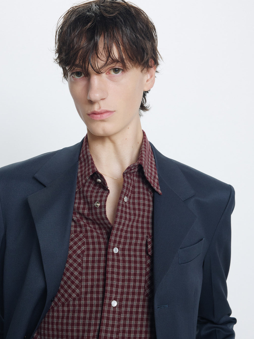 Tonywack - Wool Blend Tailored Blazer (Slate Grey) product image 7 | TRAB K-Fashion Australia