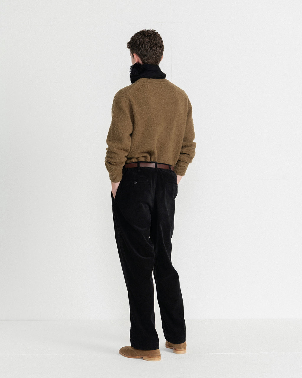 Brownyard - Washed Corduroy Pants (Black) product image 4 | TRAB K-Fashion Australia