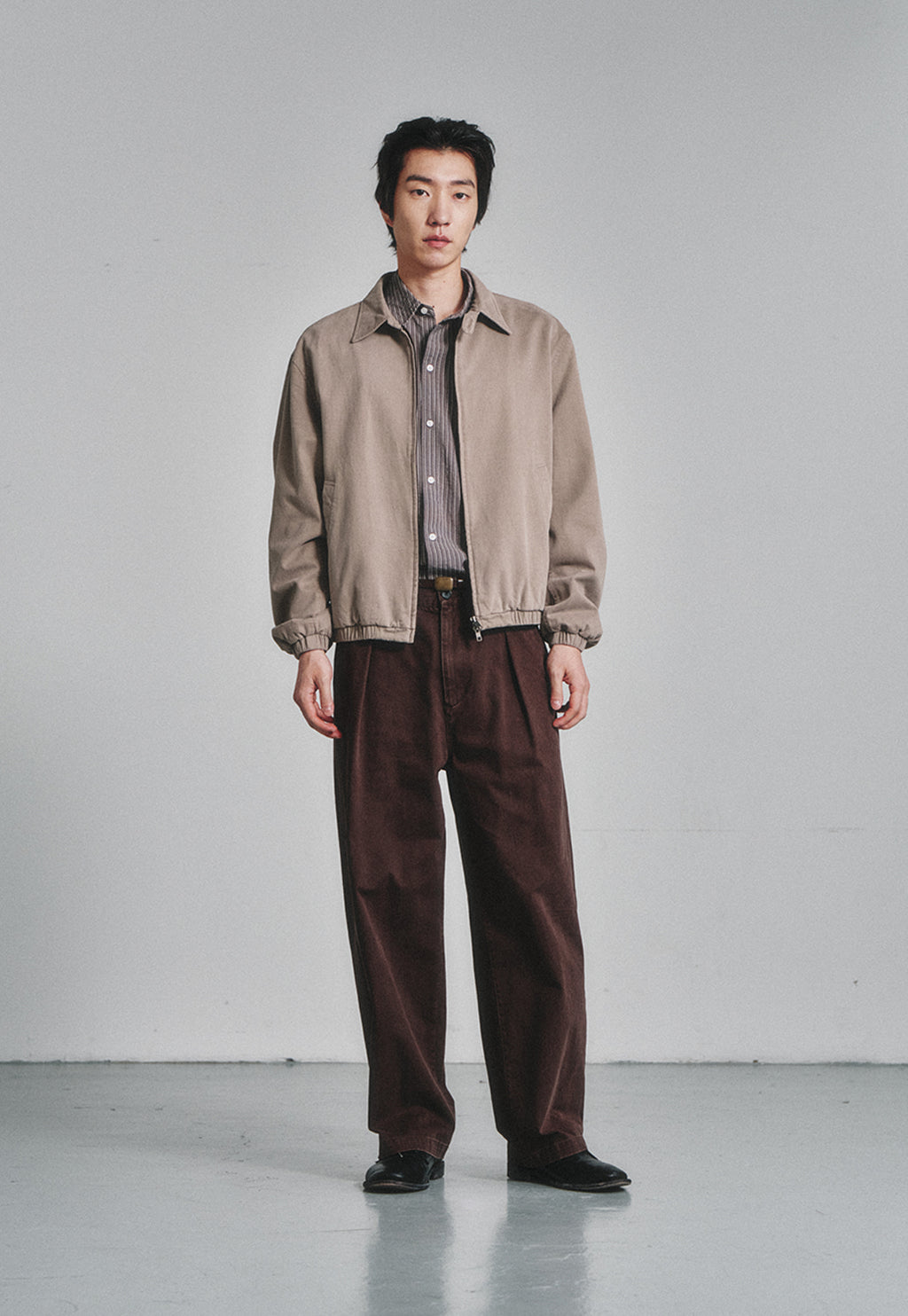Art if acts - Washed Swing Jacket (Dove) product image 2 | TRAB K-Fashion Australia