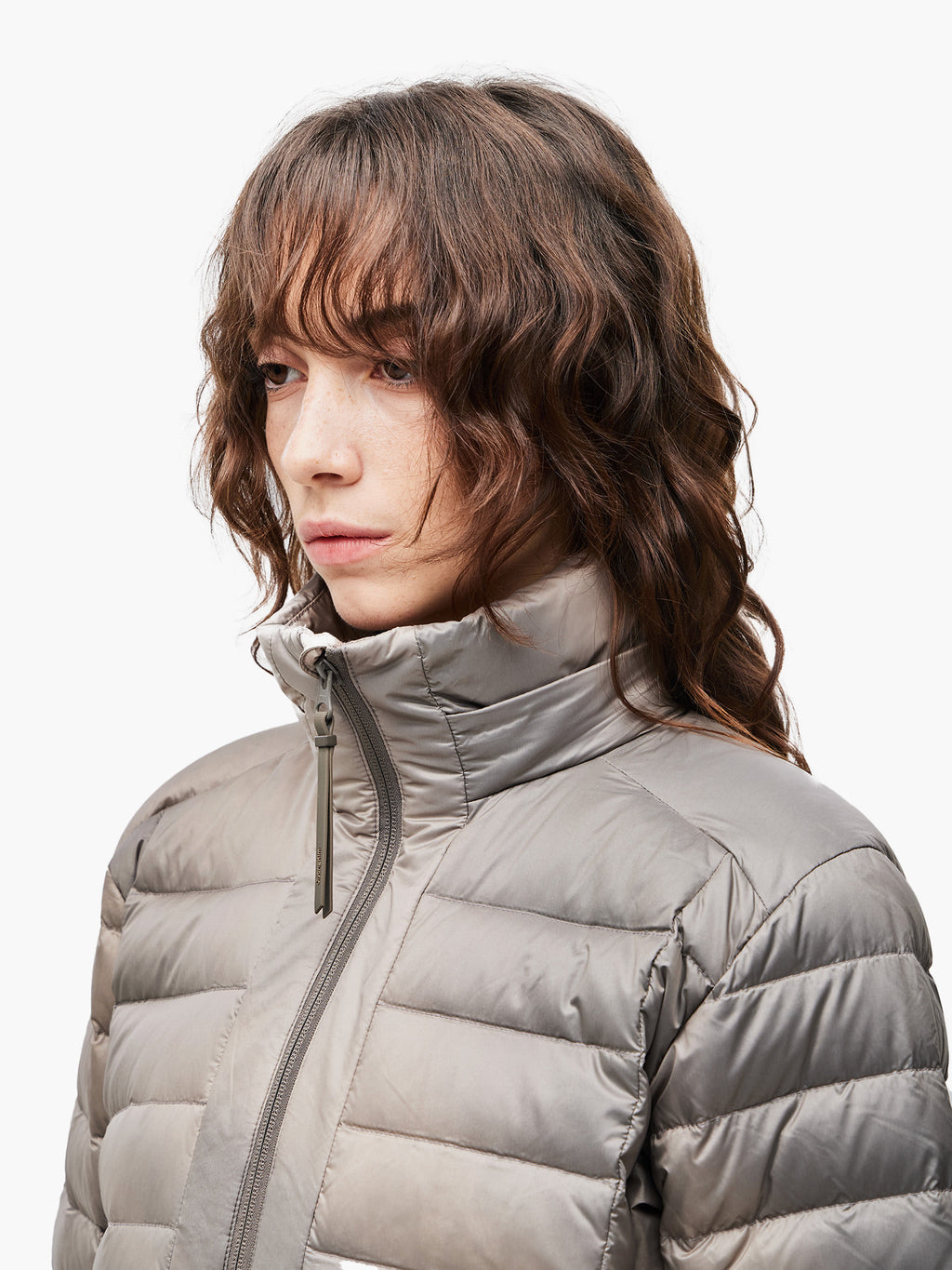 Jiyong Kim - Lightweight Down Jacket (Brown) product image 7 | TRAB K-Fashion Australia