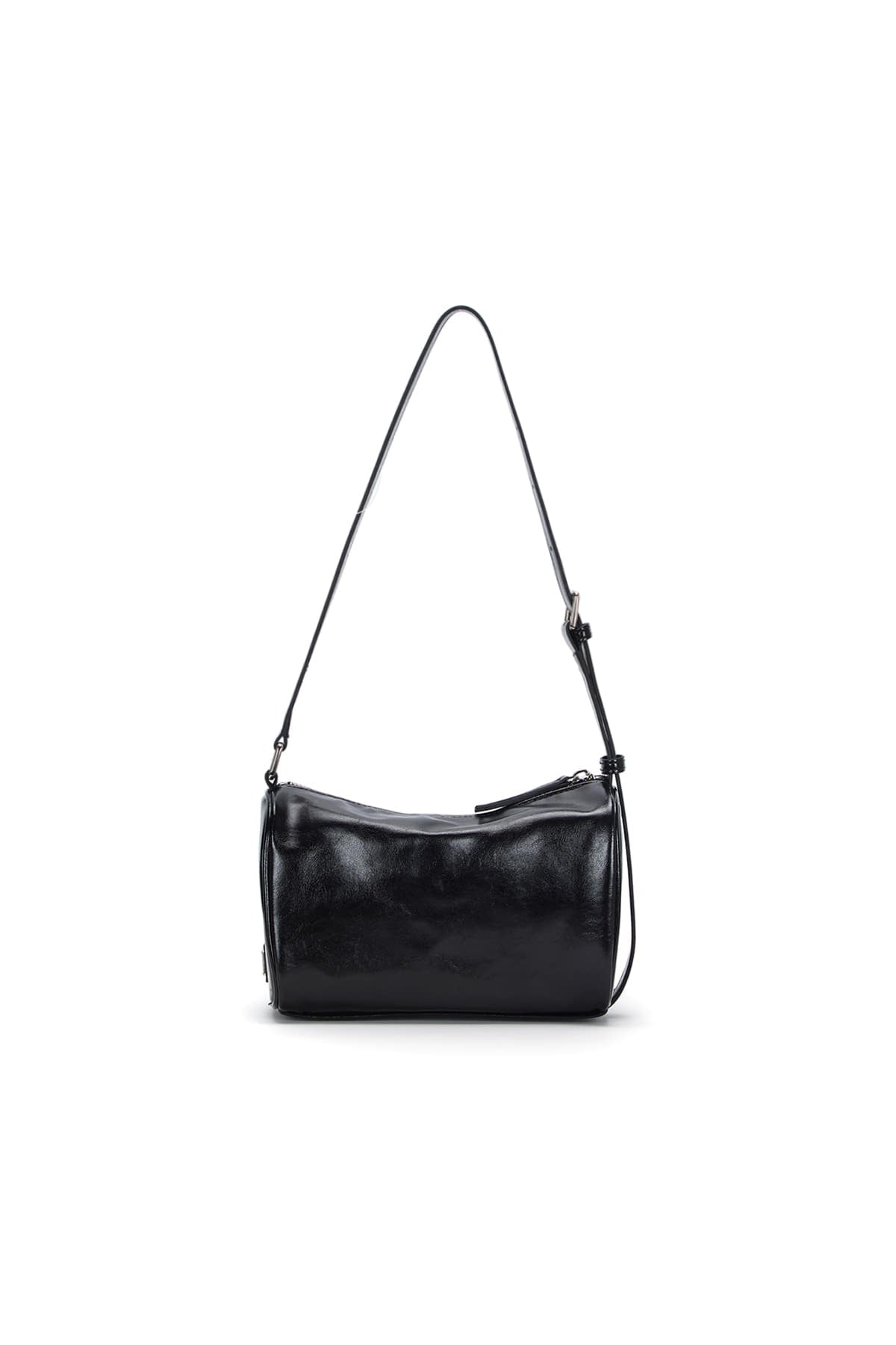 Matin Kim - Front Shirring Ribbon Mini Bag (Black) product image 3 | TRAB K-Fashion Australia