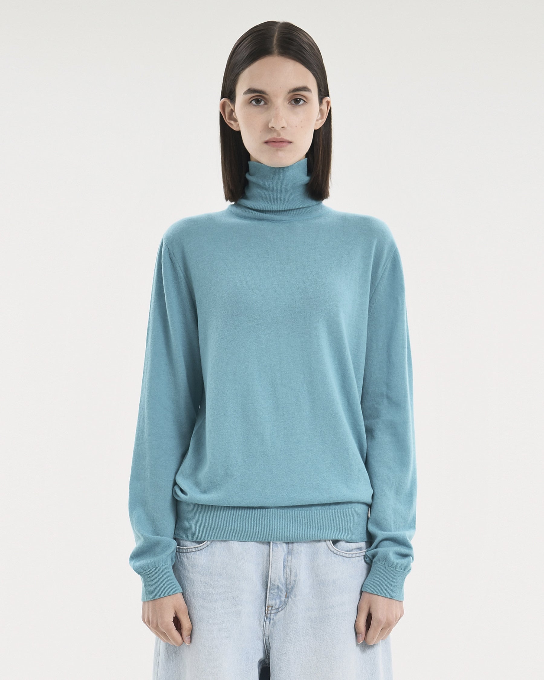 Brownyard - Merino Wool Turtle Neck Knit (Mint) product image 1 | TRAB K-Fashion Australia