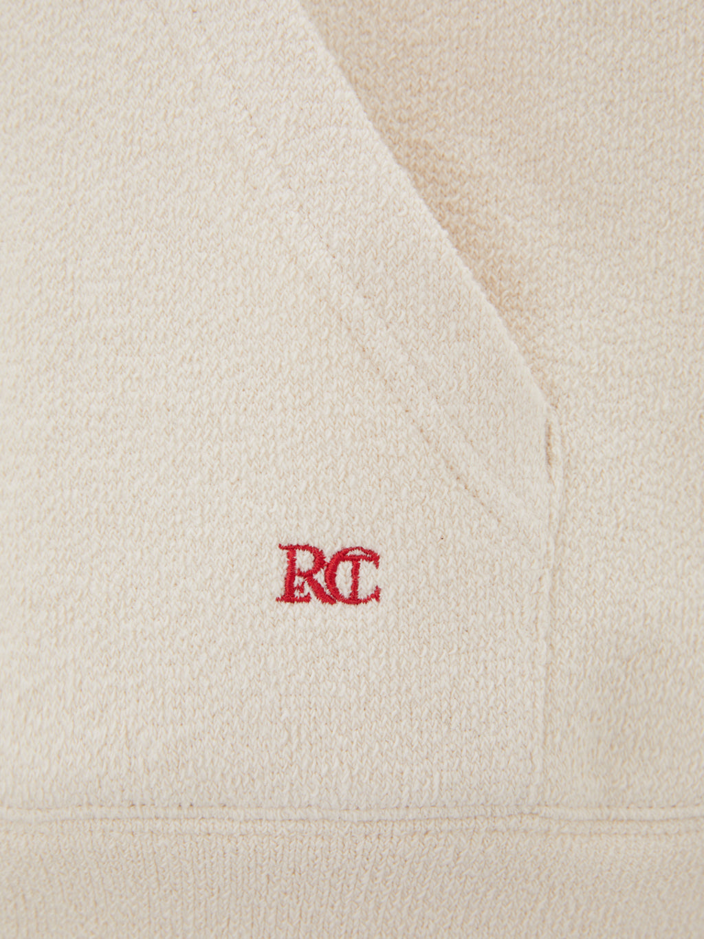 Recto - Rc Embroidered Hoodie (Oatmeal) product image 9 | TRAB K-Fashion Australia