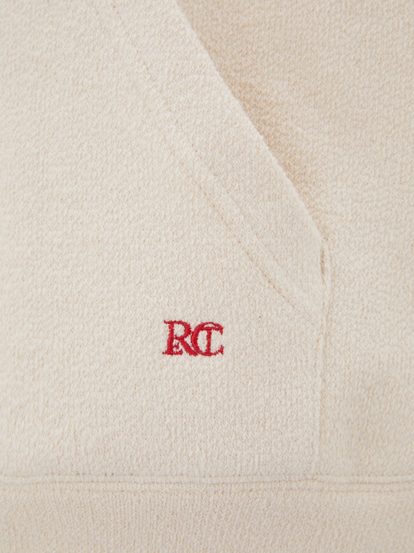 Recto - Rc Embroidered Hoodie (Oatmeal) product image 9 | TRAB K-Fashion Australia
