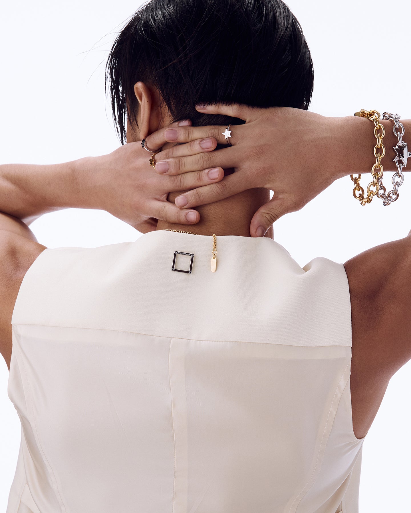 Numbering - Logo Engraved Star Ring #7411 product image 4 | TRAB K-Fashion Australia