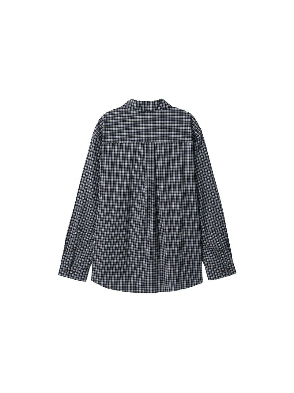 Kijun - Soft Check Shirt (Blue) product image 9 | TRAB K-Fashion Australia