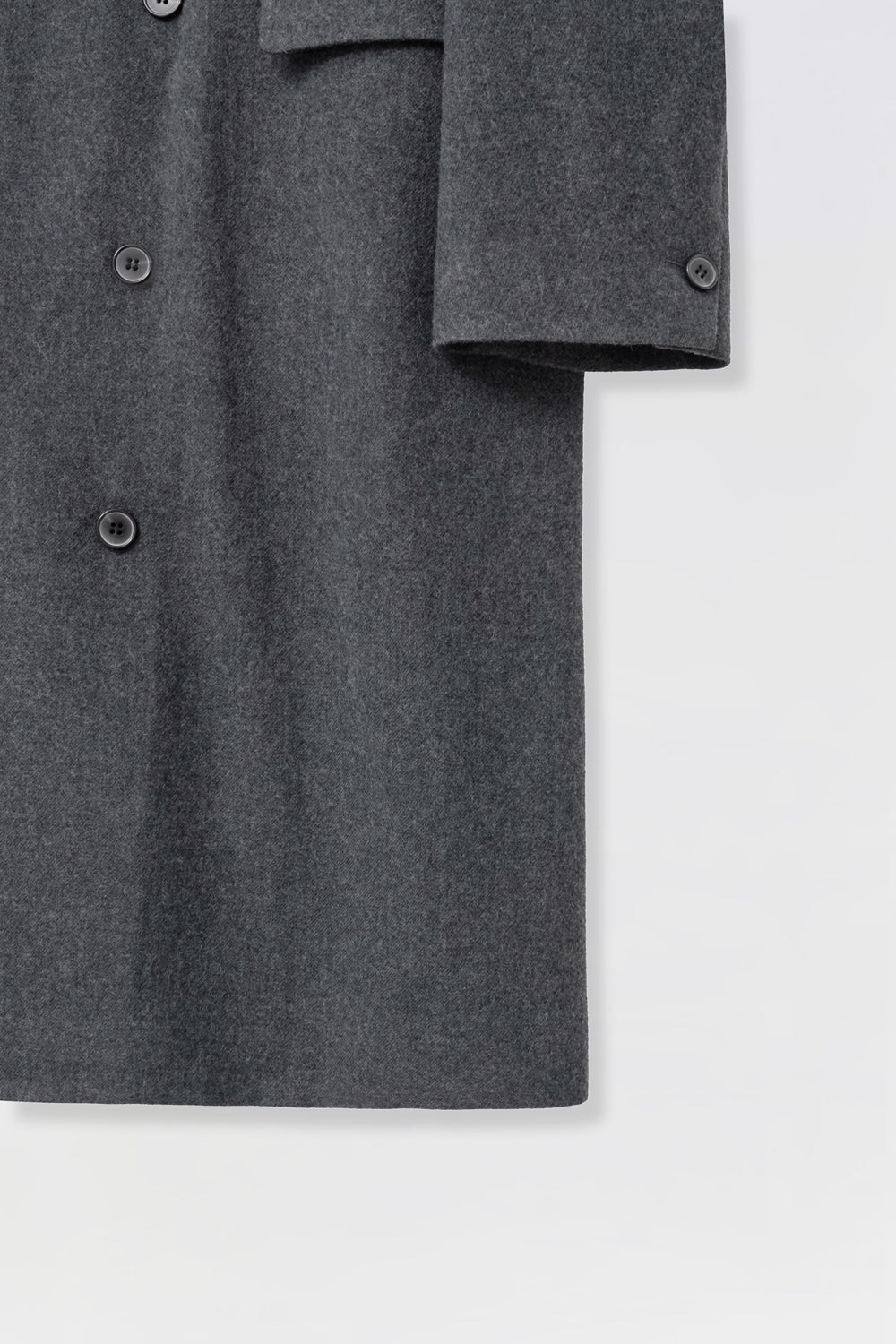 Hatchingroom - Darted Double Breasted Coat (Charcoal) product image 6 | TRAB K-Fashion Australia