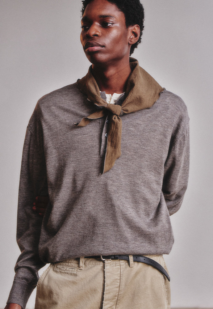 Art if acts - Linen Scarf (Wood) product image 3 | TRAB K-Fashion Australia