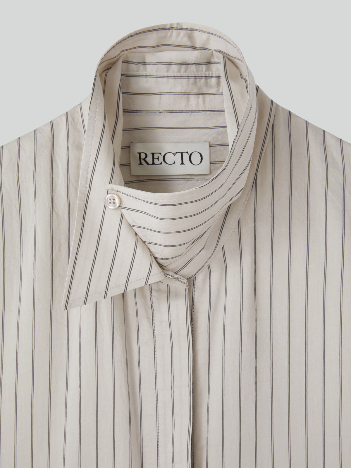 Recto - Double Layer Stripe Shirt (Pale Beige) product image 12 | TRAB K-Fashion Australia