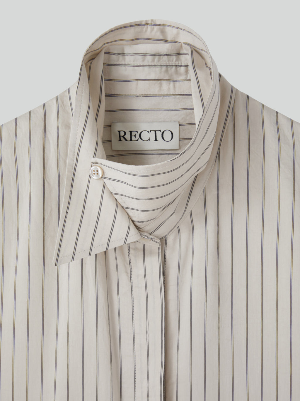Recto - Double Layer Stripe Shirt (Pale Beige) product image 12 | TRAB K-Fashion Australia