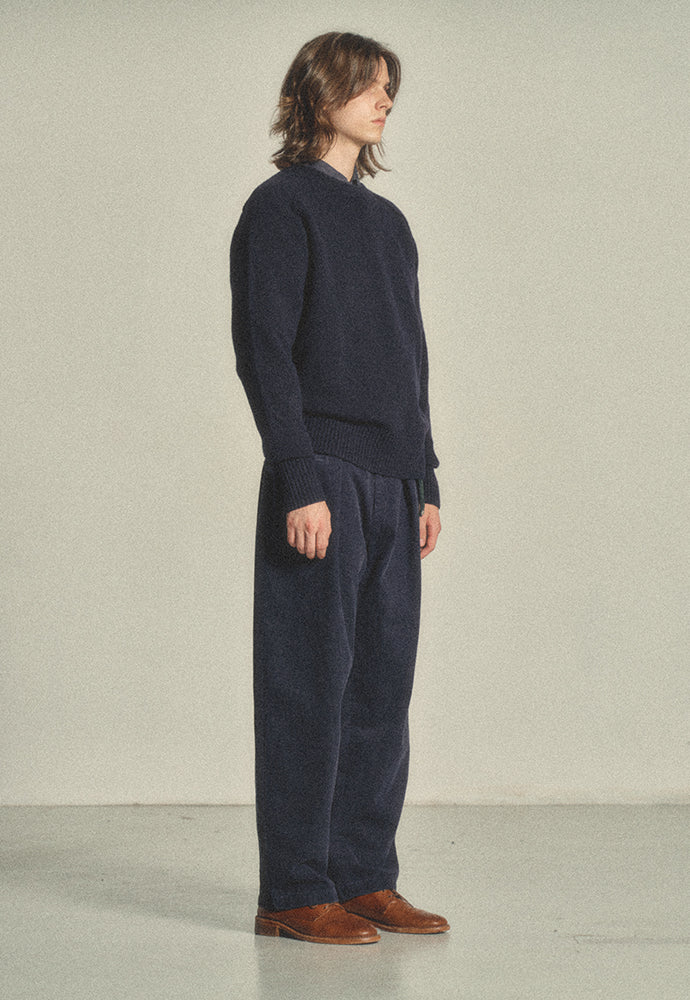 Art if acts - Fingerhole Saddle Neck Knit (Dark Navy) product image 2 | TRAB K-Fashion Australia