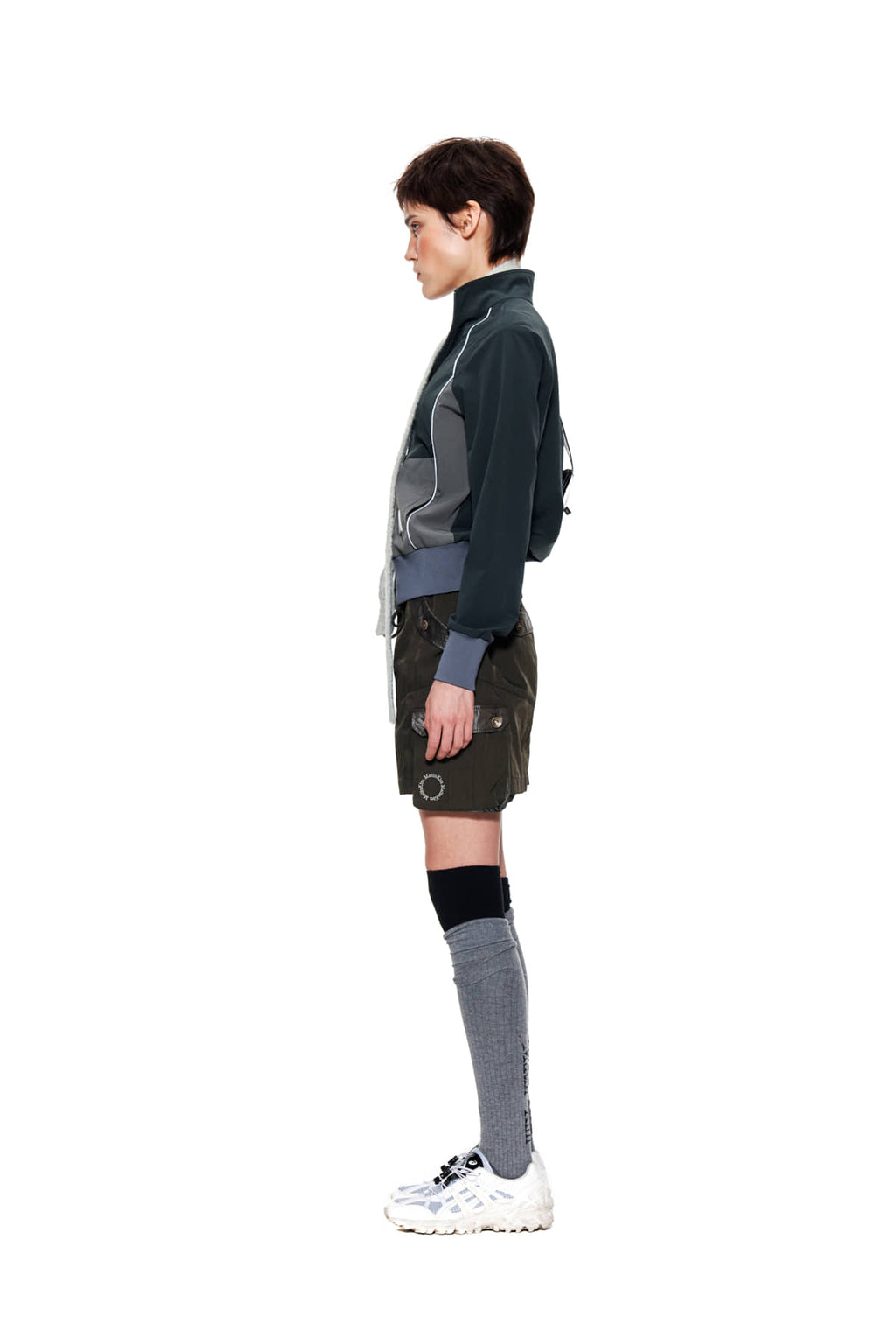 Matin Kim - Piping Track Jumper (Dark Green) product image 6 | TRAB K-Fashion Australia