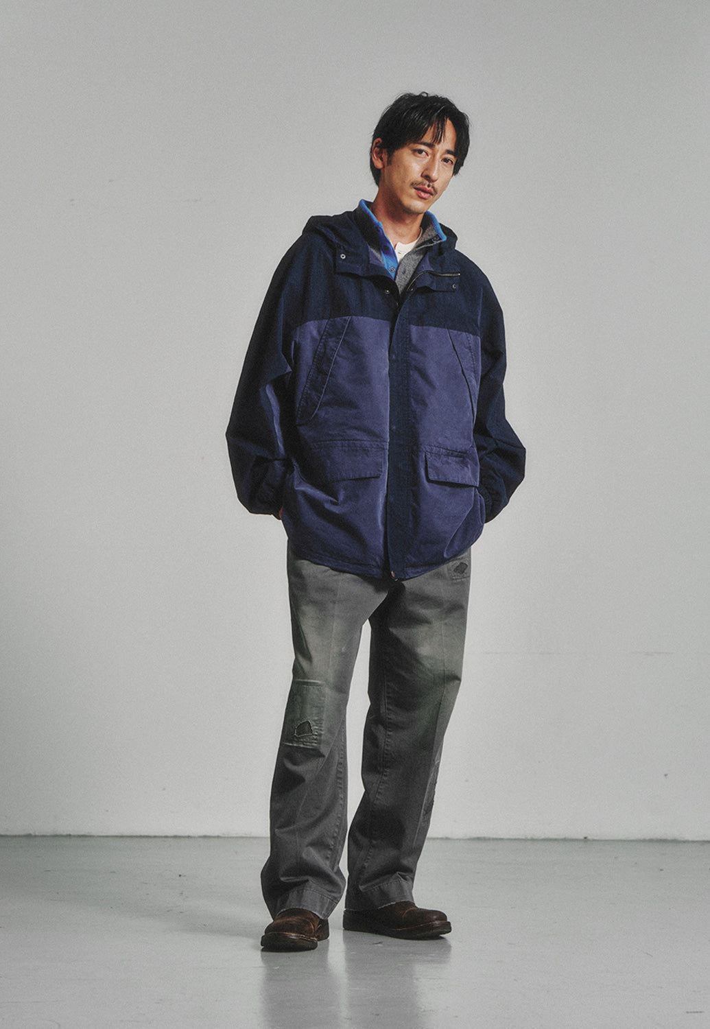 Art if acts - Garment Washed Parka (French Navy) product image 4 | TRAB K-Fashion Australia