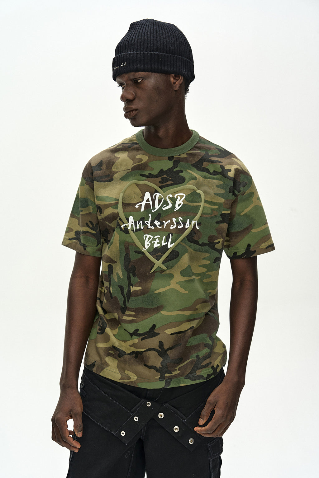Andersson Bell - Unisex Heart Kelly Logo T-Shirt (Camouflage) product image 8 | TRAB K-Fashion Australia