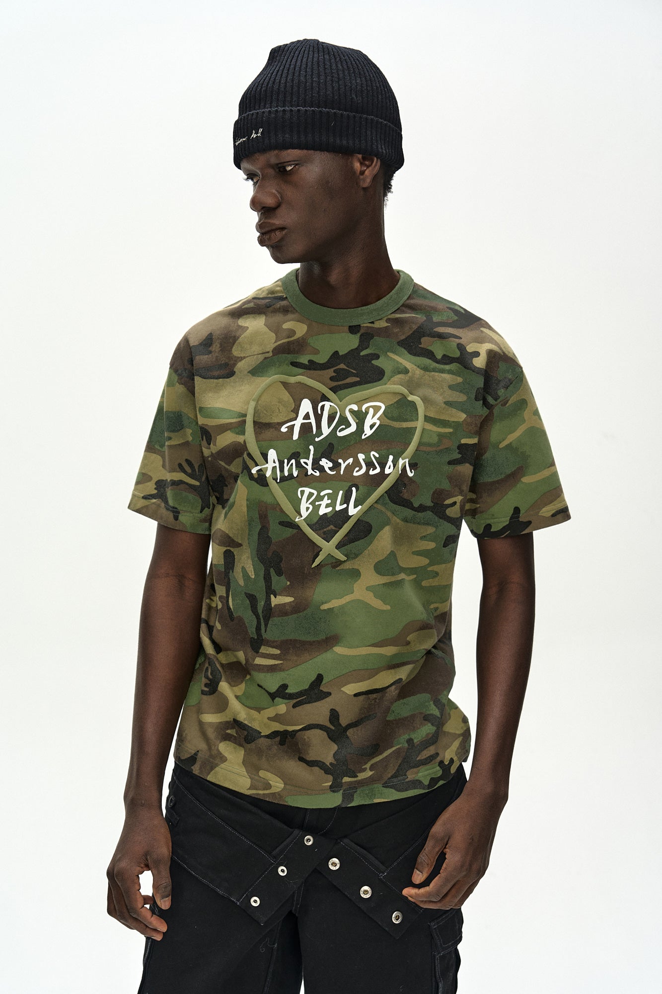 Andersson Bell - Unisex Heart Kelly Logo T-Shirt (Camouflage) product image 8 | TRAB K-Fashion Australia