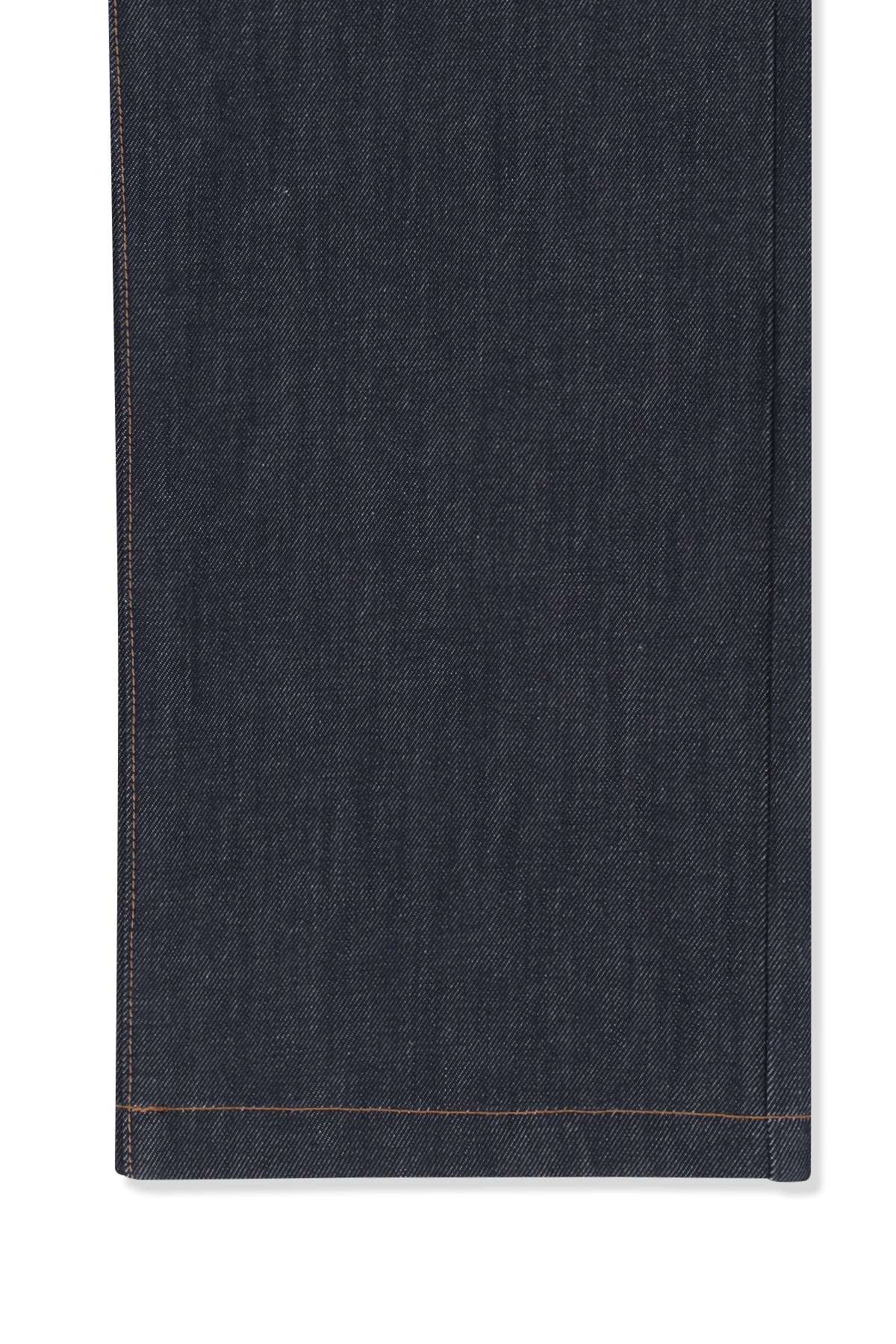 Matin Kim - Skirt Overlay Denim Pants (Dark Navy) product image 4 | TRAB K-Fashion Australia