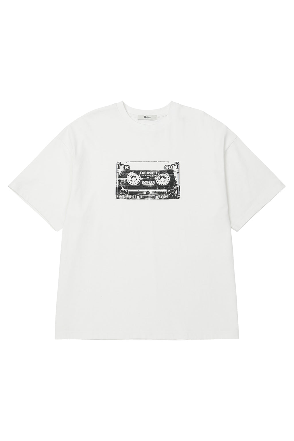Deinet - Tape T-Shirt (White) product image 8 | TRAB K-Fashion Australia