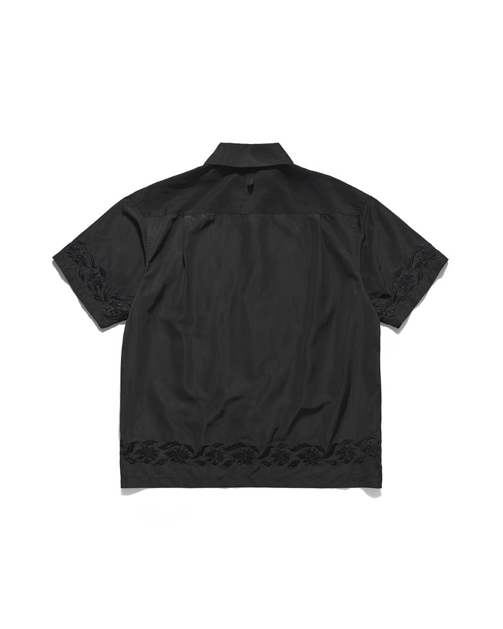 Eastlogue - Breezy Embroidered Half Shirts (Black) product image 6 | TRAB K-Fashion Australia