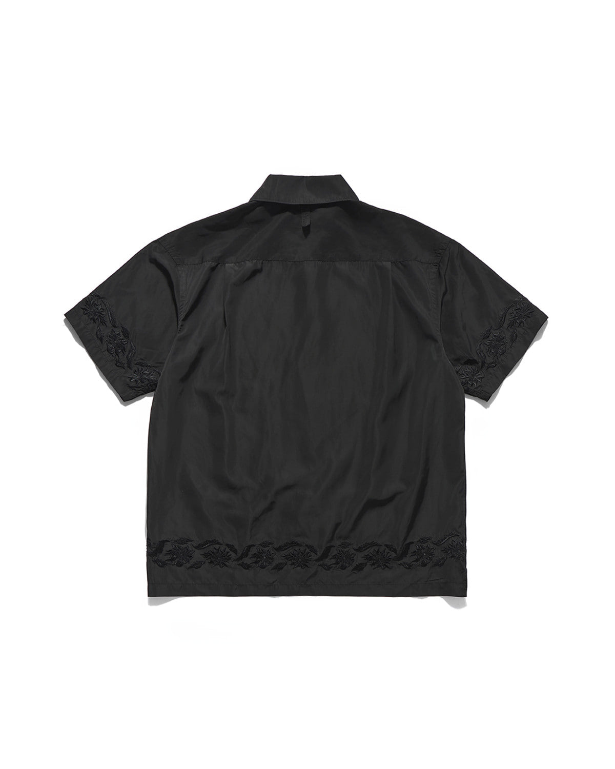Eastlogue - Breezy Embroidered Half Shirts (Black) product image 6 | TRAB K-Fashion Australia