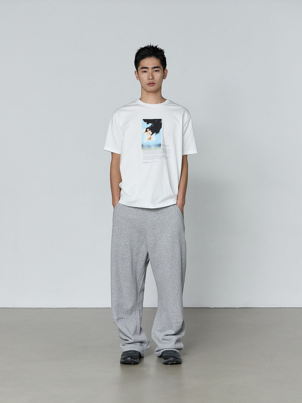 San San Gear - Over Tech T-Shirt (White) product image 2 | TRAB K-Fashion Australia