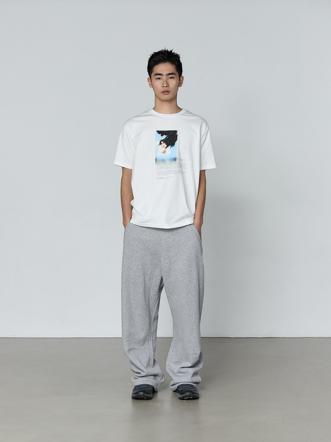 San San Gear - Over Tech T-Shirt (White) product image 2 | TRAB K-Fashion Australia