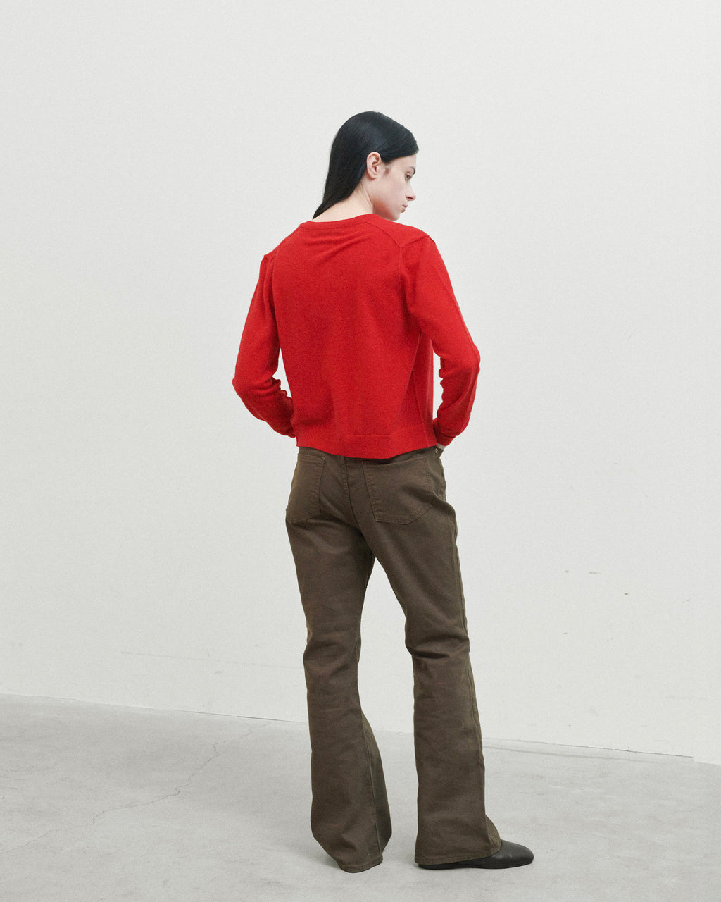 Brownyard - Boots Cut Denim (Dark Brown) product image 3 | TRAB K-Fashion Australia
