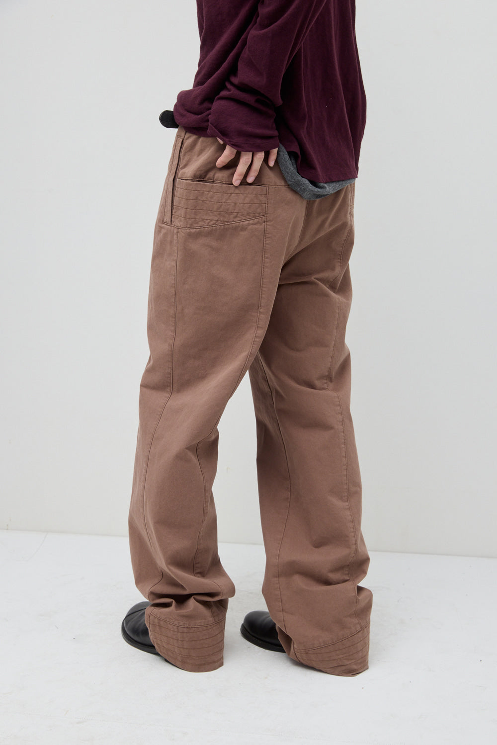 Hatchingroom - Flap Trousers Rose (Brown) product image 13 | TRAB K-Fashion Australia