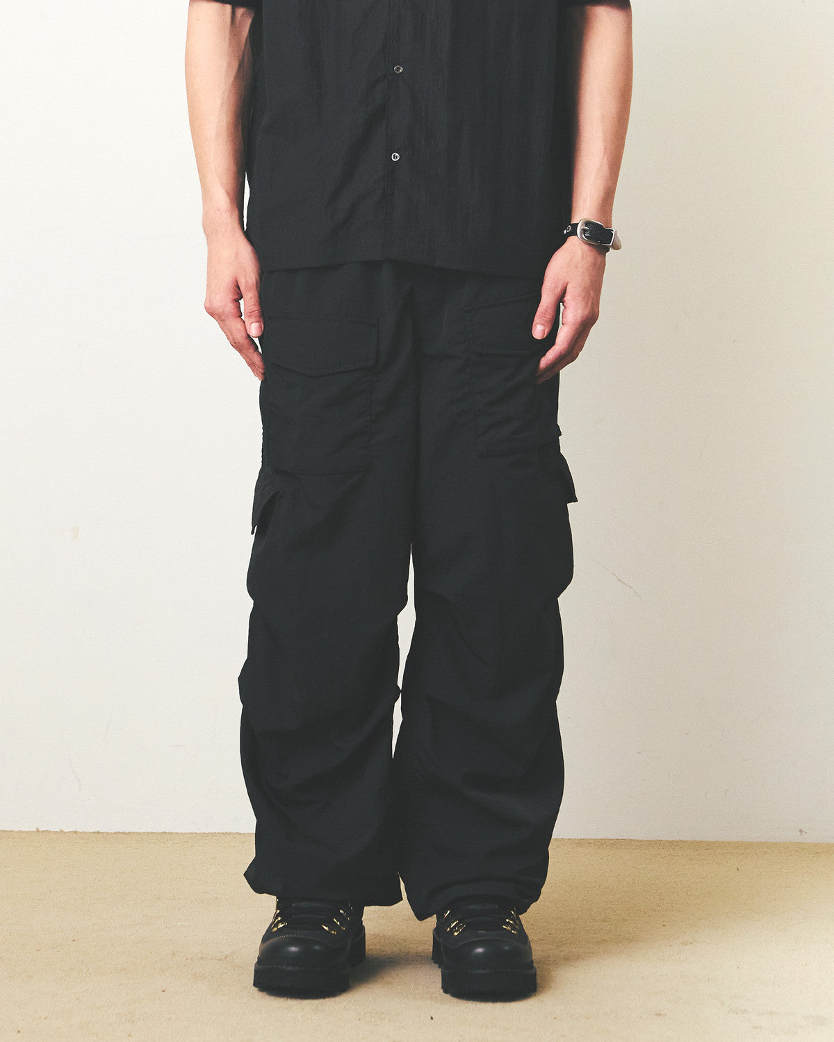 Eastlogue - M65 Shell Easy Pants (Charcoal Twill) product image 2 | TRAB K-Fashion Australia