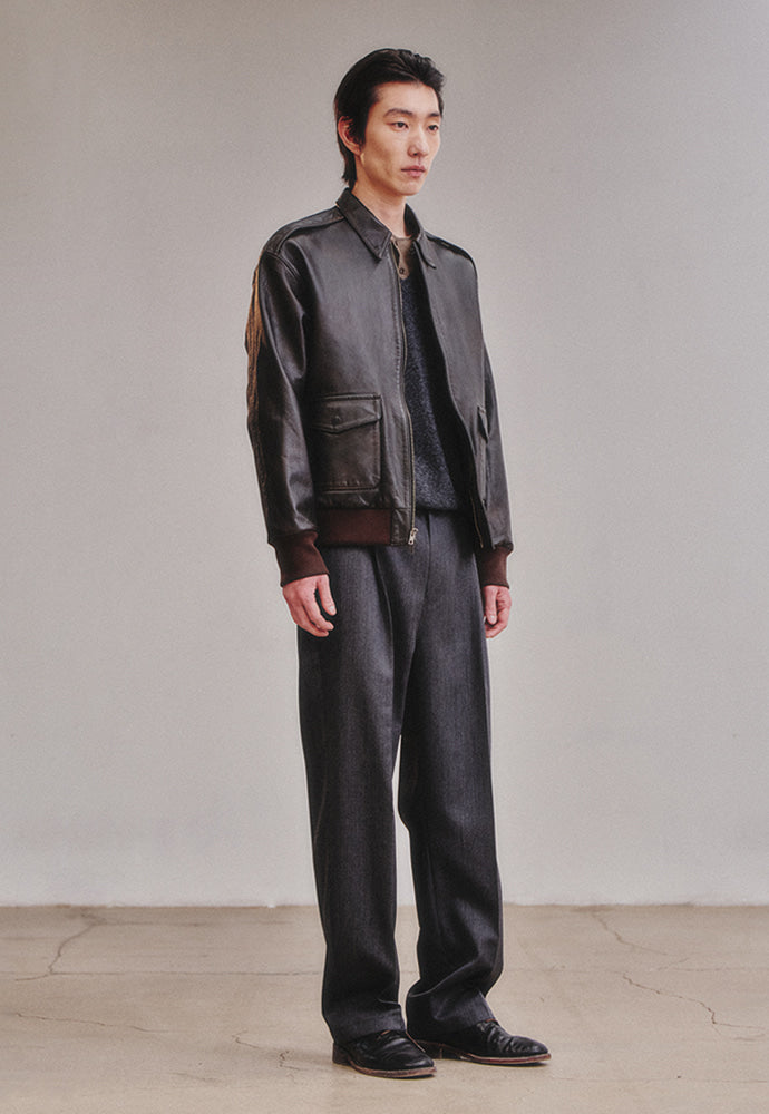 Art if acts - Washed Goat Leather A2 Jacket (Brown) product image 4 | TRAB K-Fashion Australia