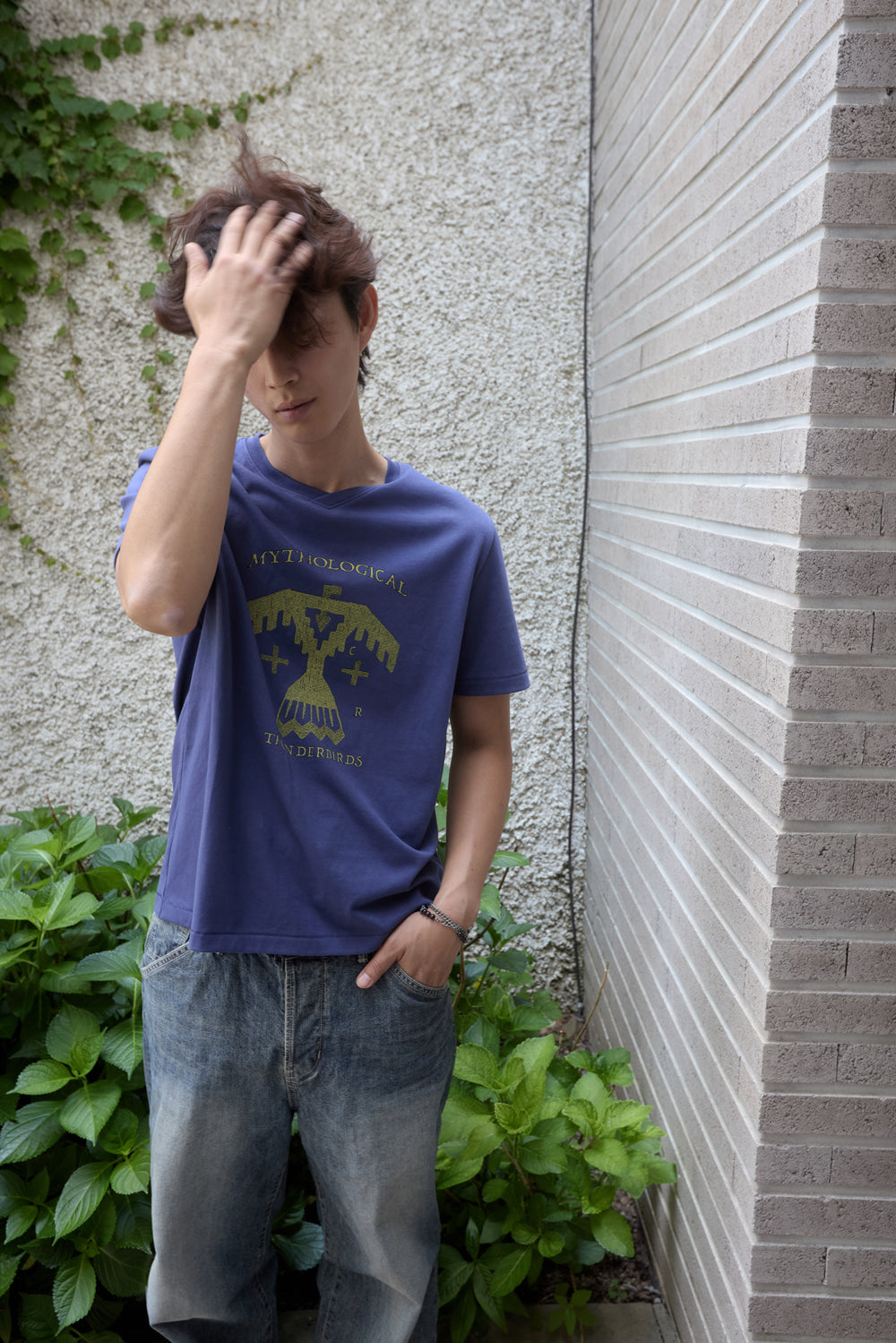 Hatchingroom - Thunder Bird Tee (Blue) product image 5 | TRAB K-Fashion Australia