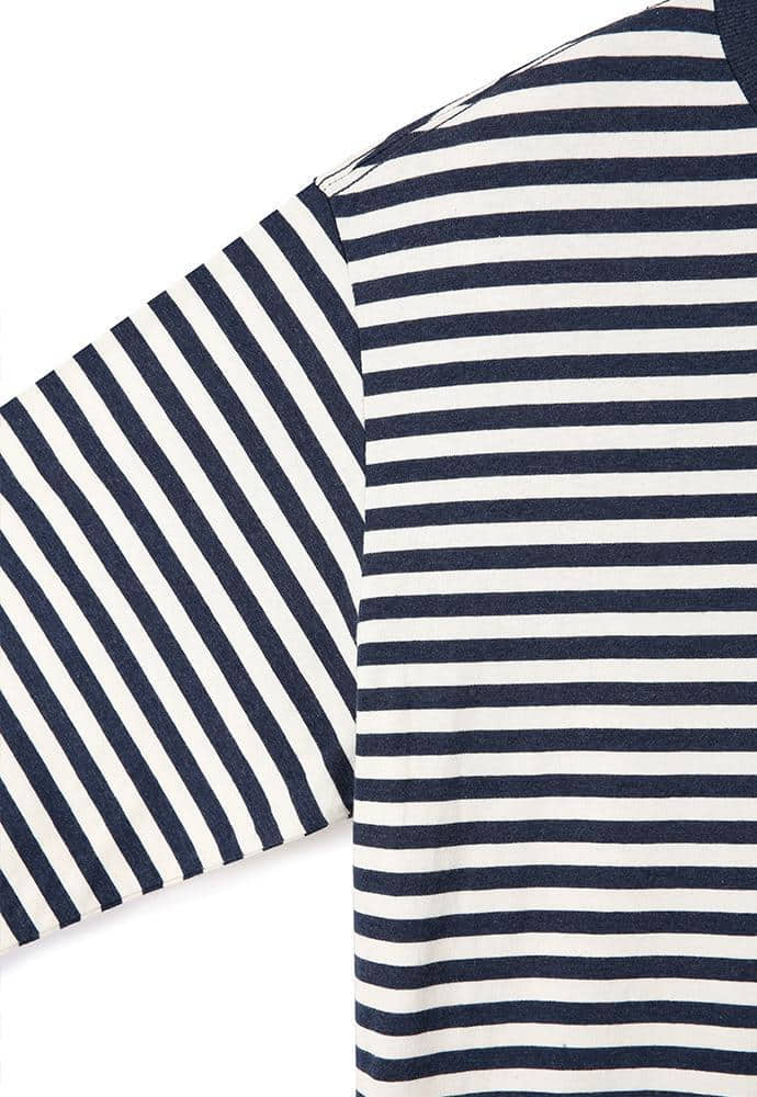 Art if acts - French Stripe Long Sleeve (Navy) product image 9 | TRAB K-Fashion Australia