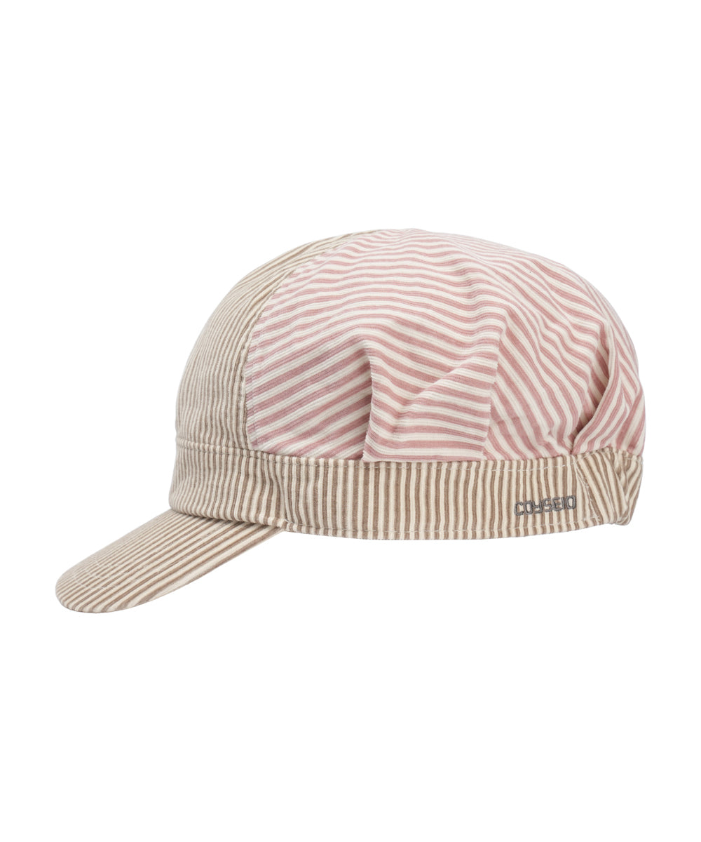 Coyseio - Striped Pintuck Puff Cap (Pink) product image 17 | TRAB K-Fashion Australia