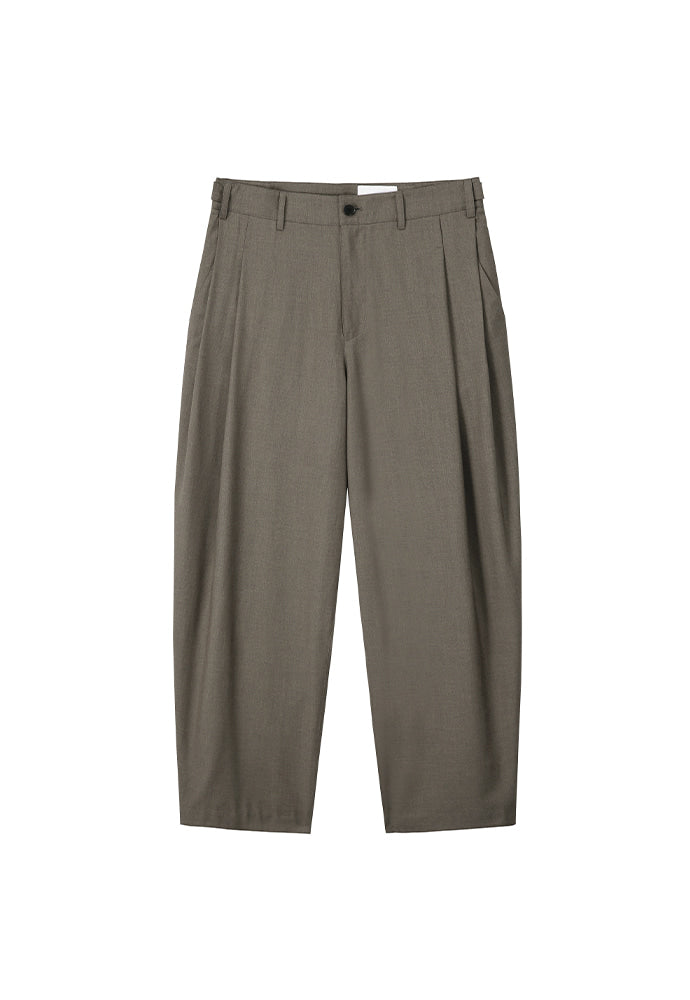 Art if acts - Wool Side Two Tuck Pants (Brown) product image 6 | TRAB K-Fashion Australia