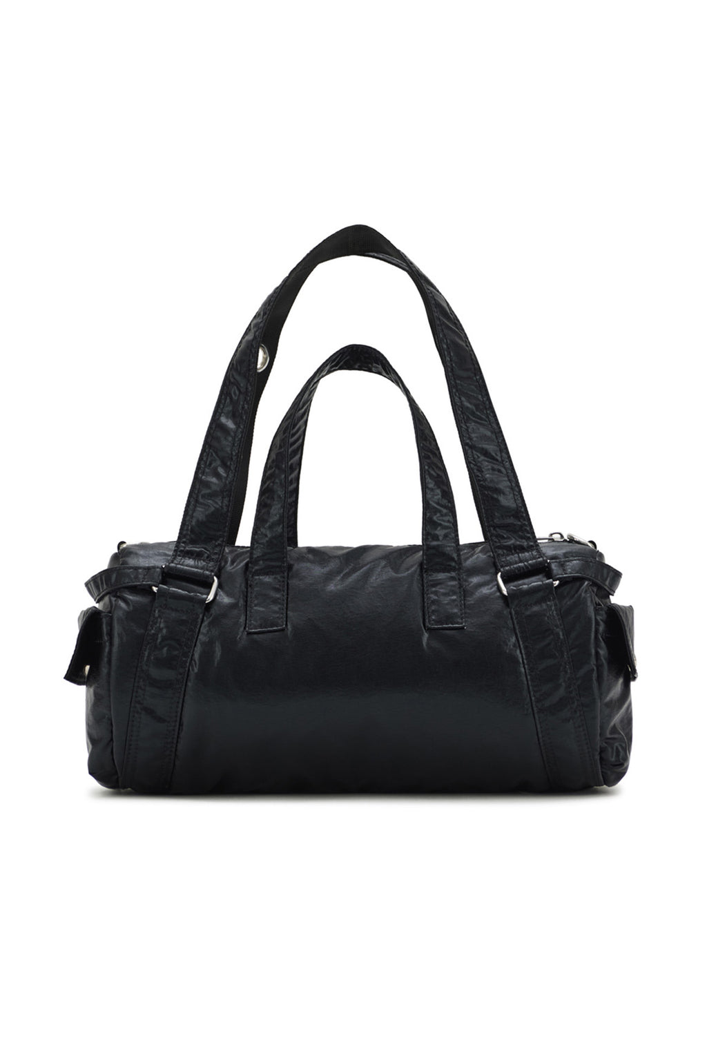 Deinet - Eyelet Glossy Mini Duffle Bag (Black) product image 8 | TRAB K-Fashion Australia